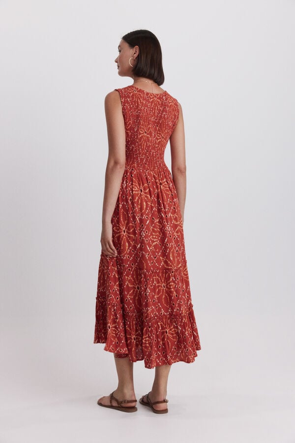 High Spirits Vestido Terracotta cru