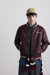 Springfield Bomber efeito pele varsity vermelho