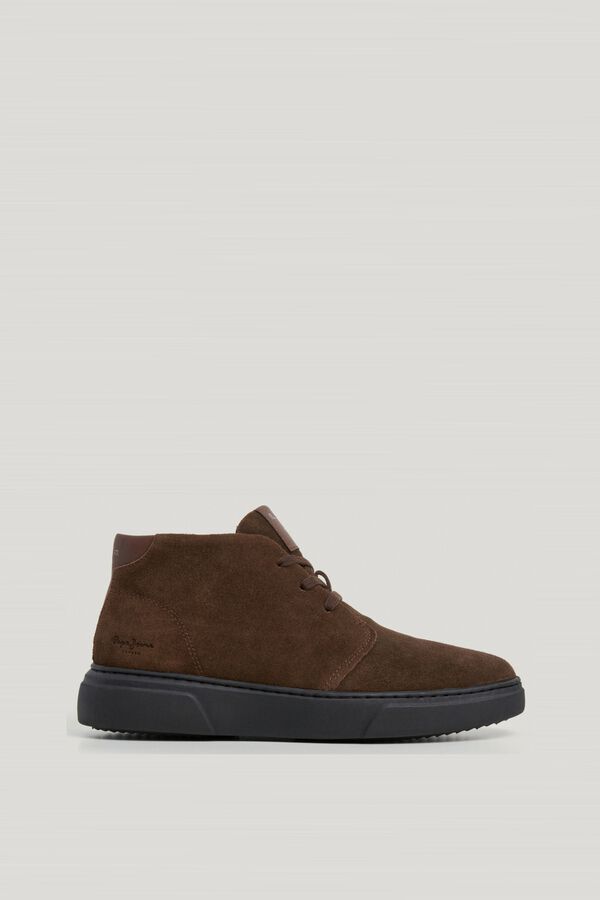 Pepe Jeans Botas de camur&ccedil;a leves castanho