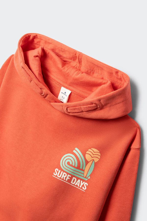 Springfield Kids Sweatshirt surf days para menino vermelho