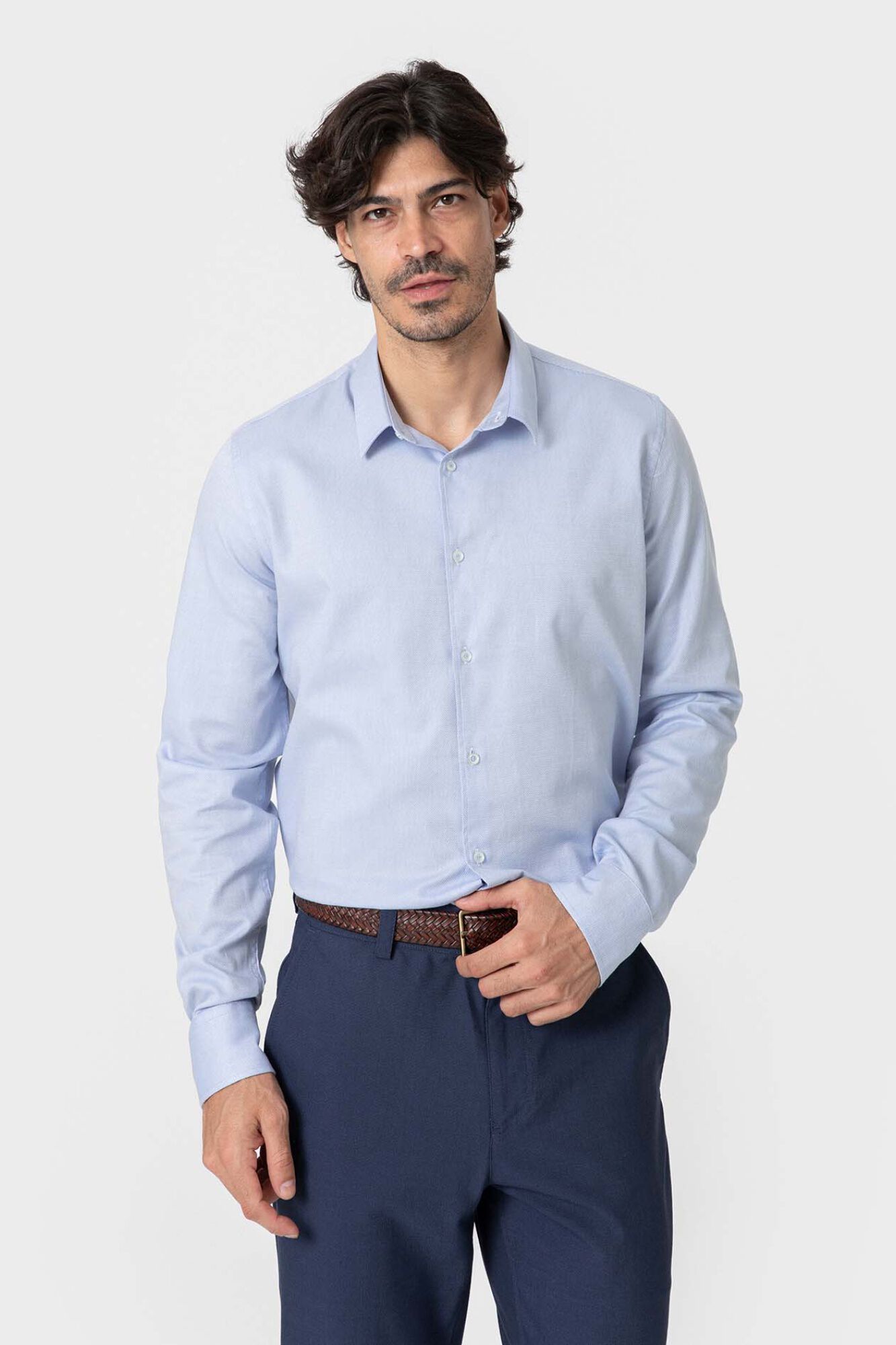 Celopman Camisa de vestir com estrutura