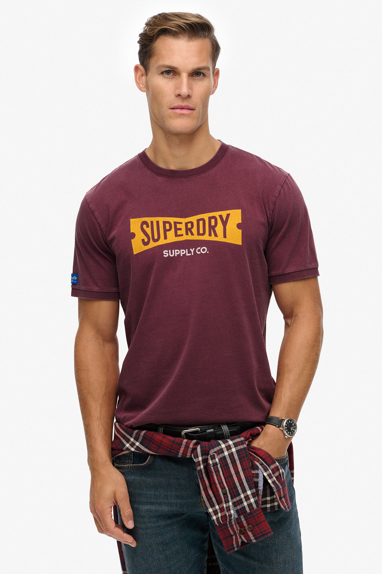 Superdry Camiseta cuello redondo