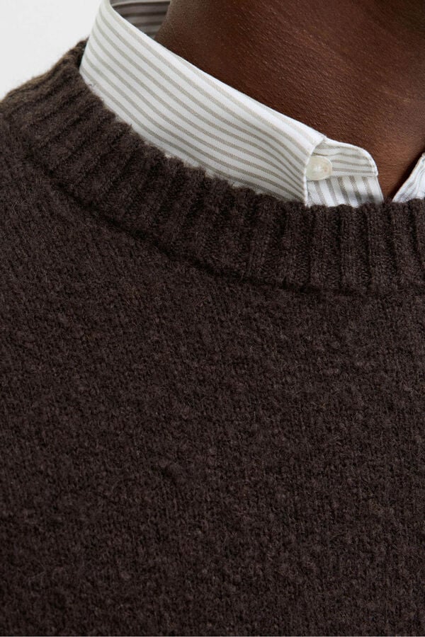 Jack & Jones Basic jersey-knit jumper nude