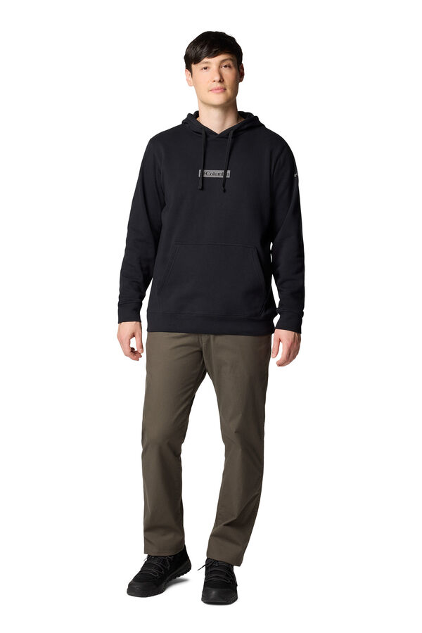 Columbia Columbia para homem com Sweatshirt estampado Trek™ capuz preto