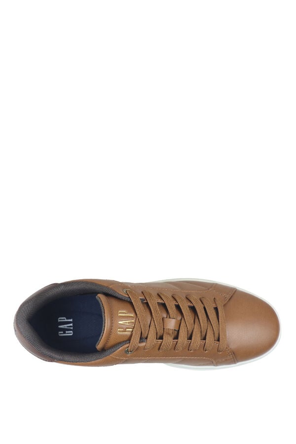 GAP Sapatilhas efeito pele e croute com logo estampado