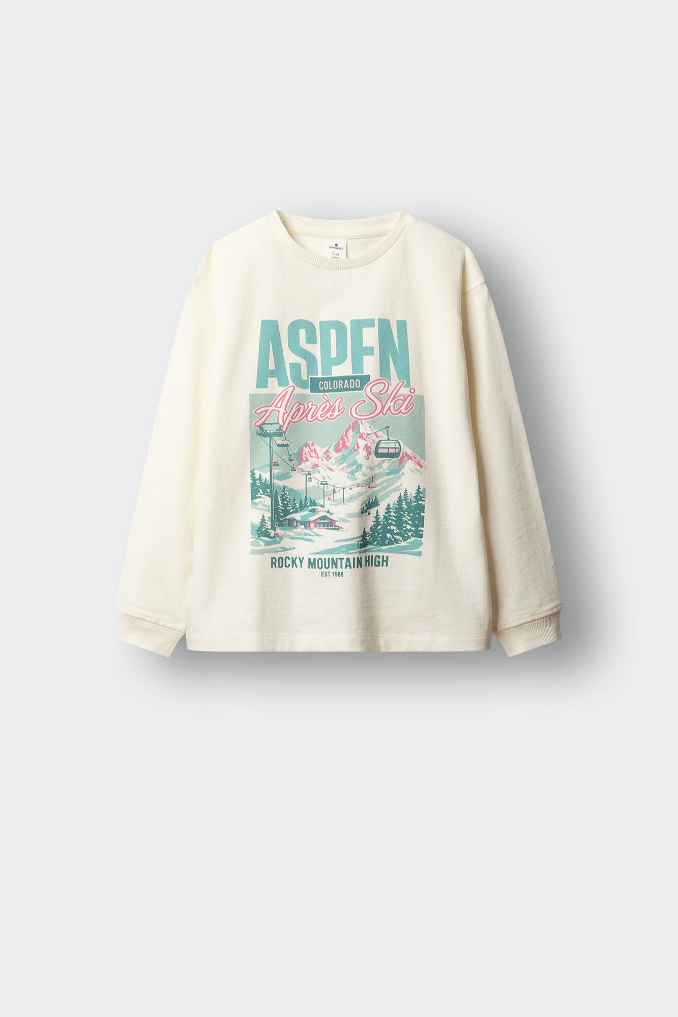 Springfield Kids T-shirt de manga comprida apre ski menina