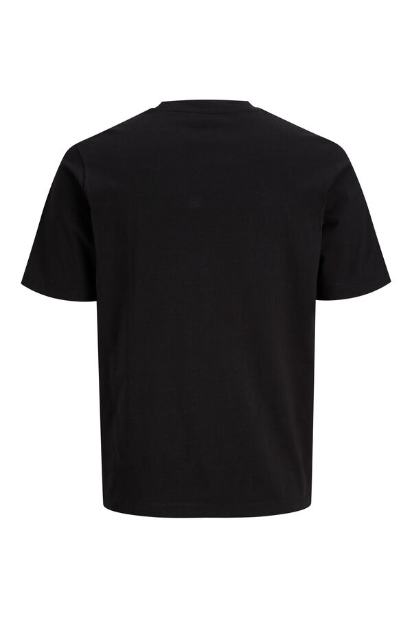 Jack & Jones PLUS T-shirt regular de manga curta preto