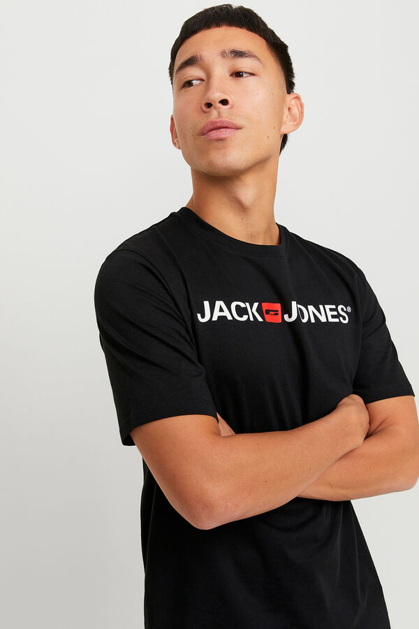 Jack & Jones Short-sleeved logo T-shirt black