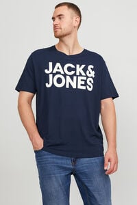 Jack & Jones PLUS T-shirt b&aacute;sica logo