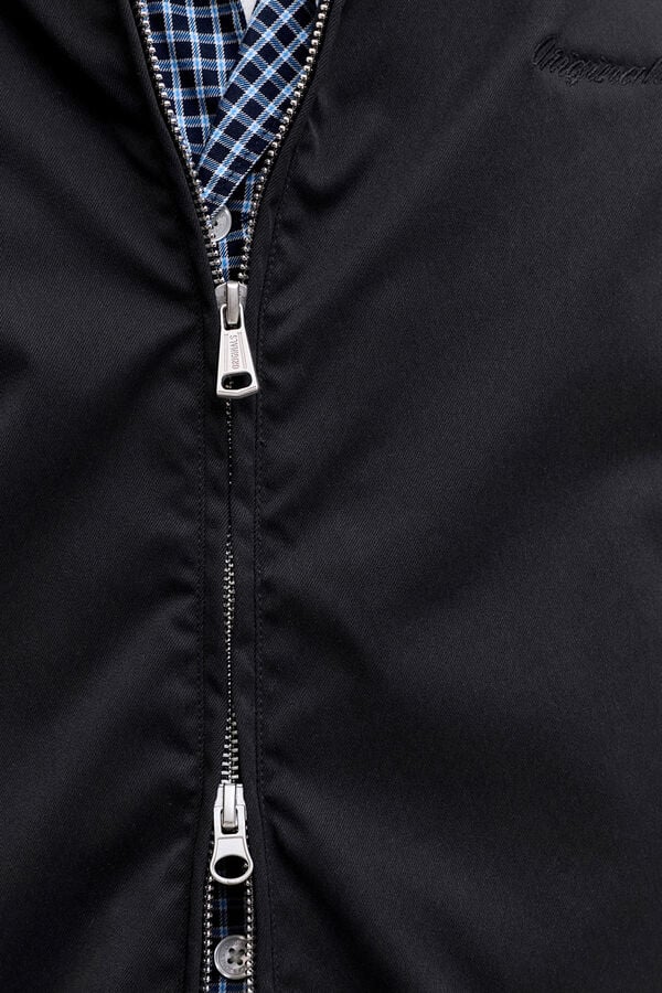 Jack & Jones jaqueta curta b&aacute;sica preto