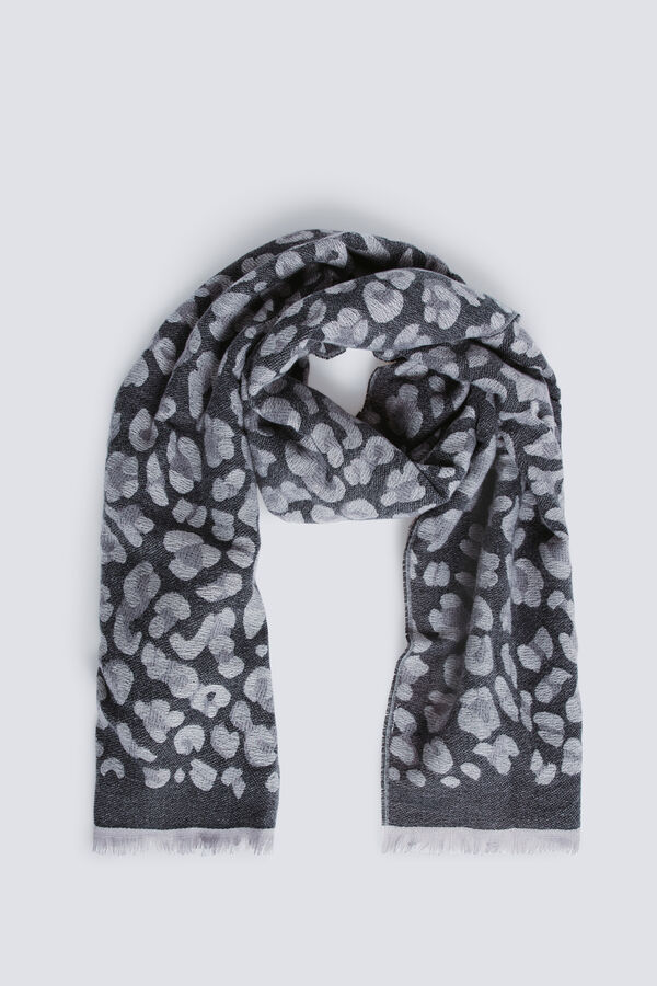 Springfield cachecol com estampado animal cru