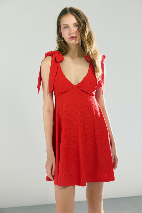High Spirits Vestido Alma  vermelho