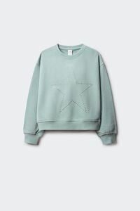 Springfield Kids Sweatshirt de menina com tachas de estrela