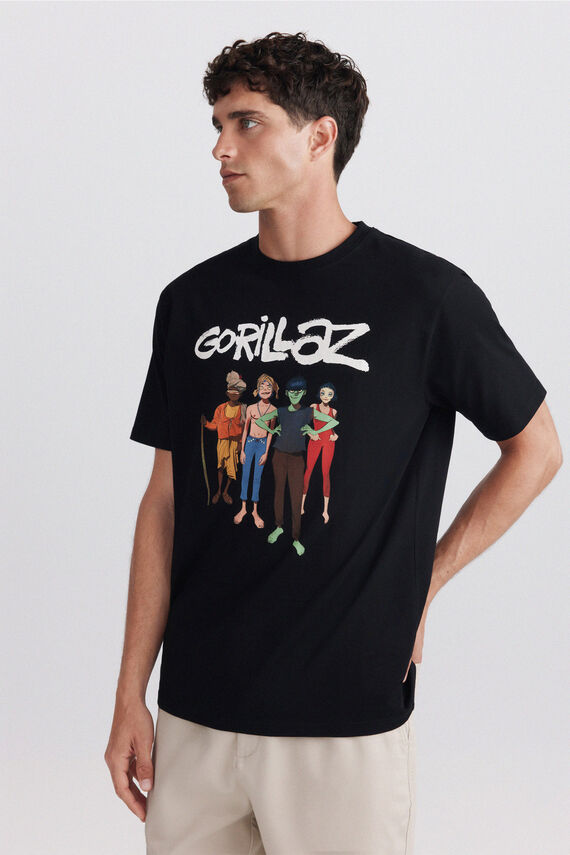 Camiseta Gorillaz Mountain Group