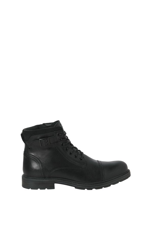 Jack & Jones High leather boots black