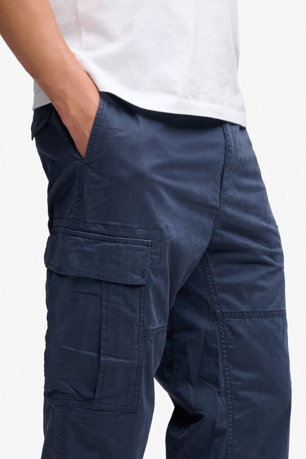 Superdry Cargo long trousers blue