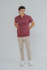 Celopman Polo b&aacute;sico vermelho