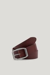 Pepe Jeans Cinto de pele texturizada cru