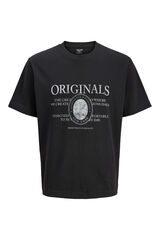 Jack & Jones Cotton short sleeve T-shirt black