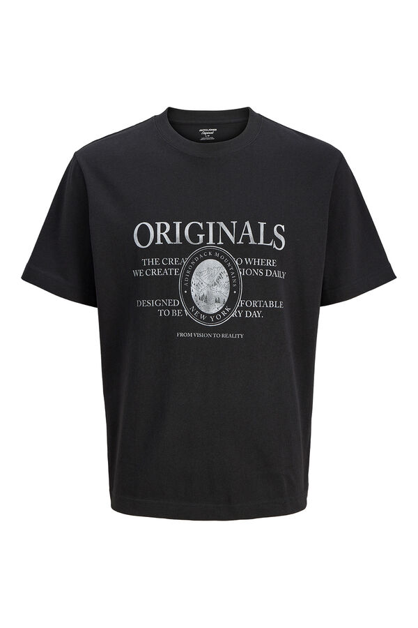 Jack & Jones Cotton short sleeve T-shirt black