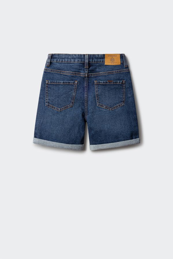 Springfield Kids Bermudas infantil em denim azul