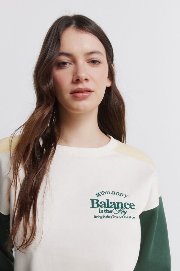 Springfield Sweatshirt tricolor bege