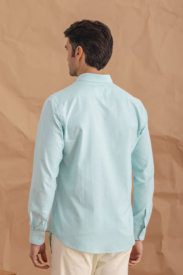 Celopman Camisa Oxford  bege