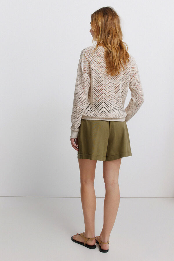 Springfield Cal&ccedil;&otilde;es de linho estampado