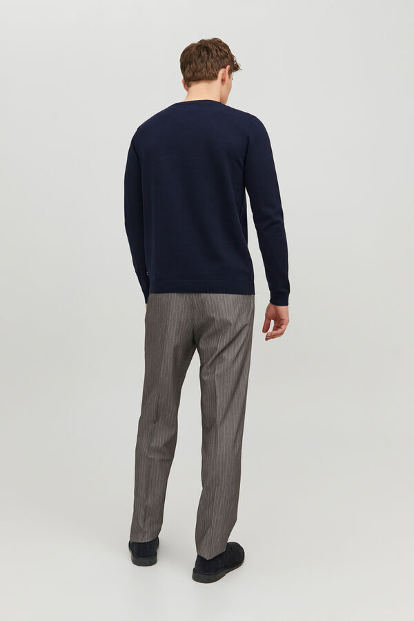 Jack & Jones Camisola de gola em bico azul