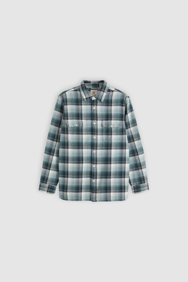 Levi's Camisa aos quadrados branco