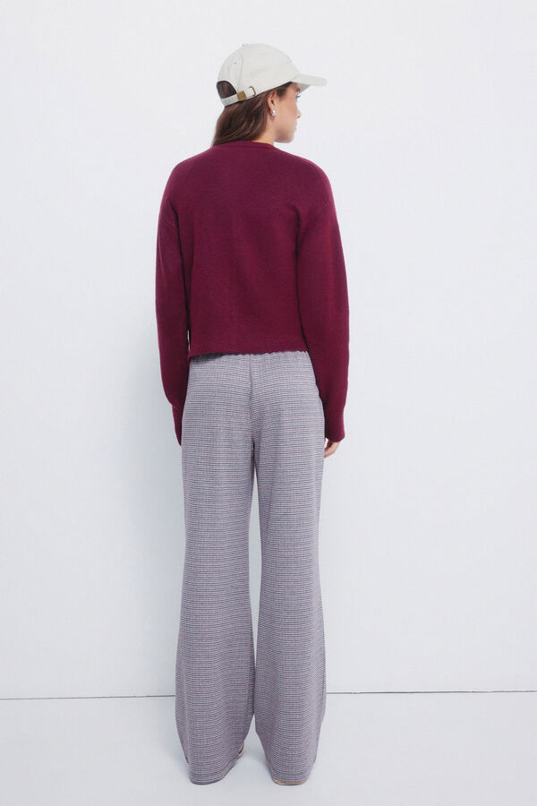 Springfield Calças jogger de perna larga vermelho