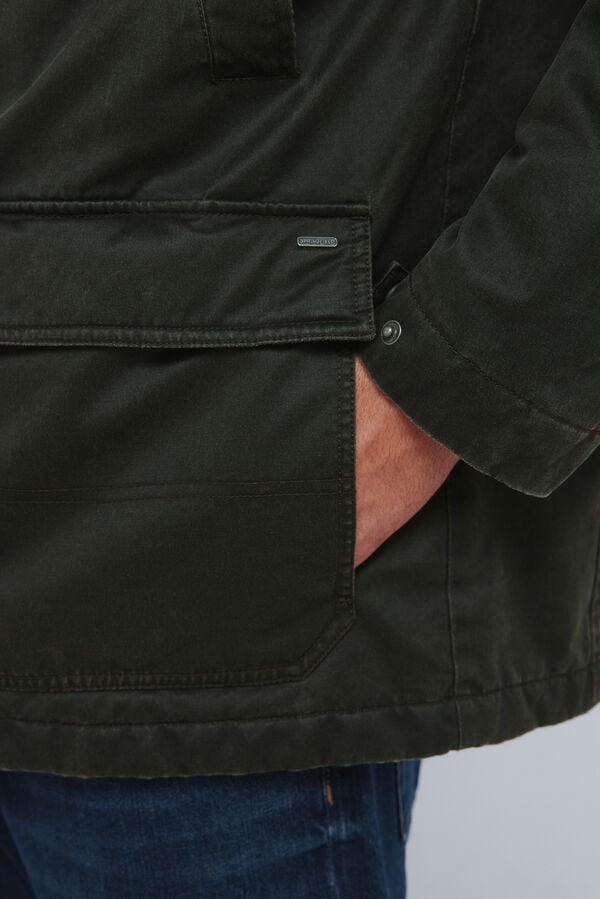 Springfield Parka de algodão estampado