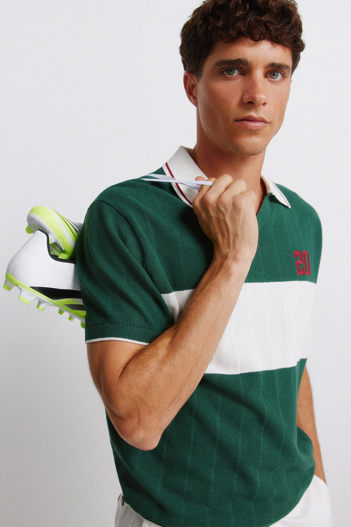 Springfield Polo desportivo com contraste