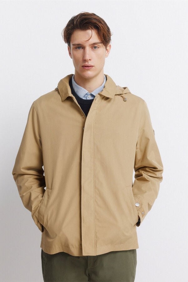 Springfield Parka leve castanho