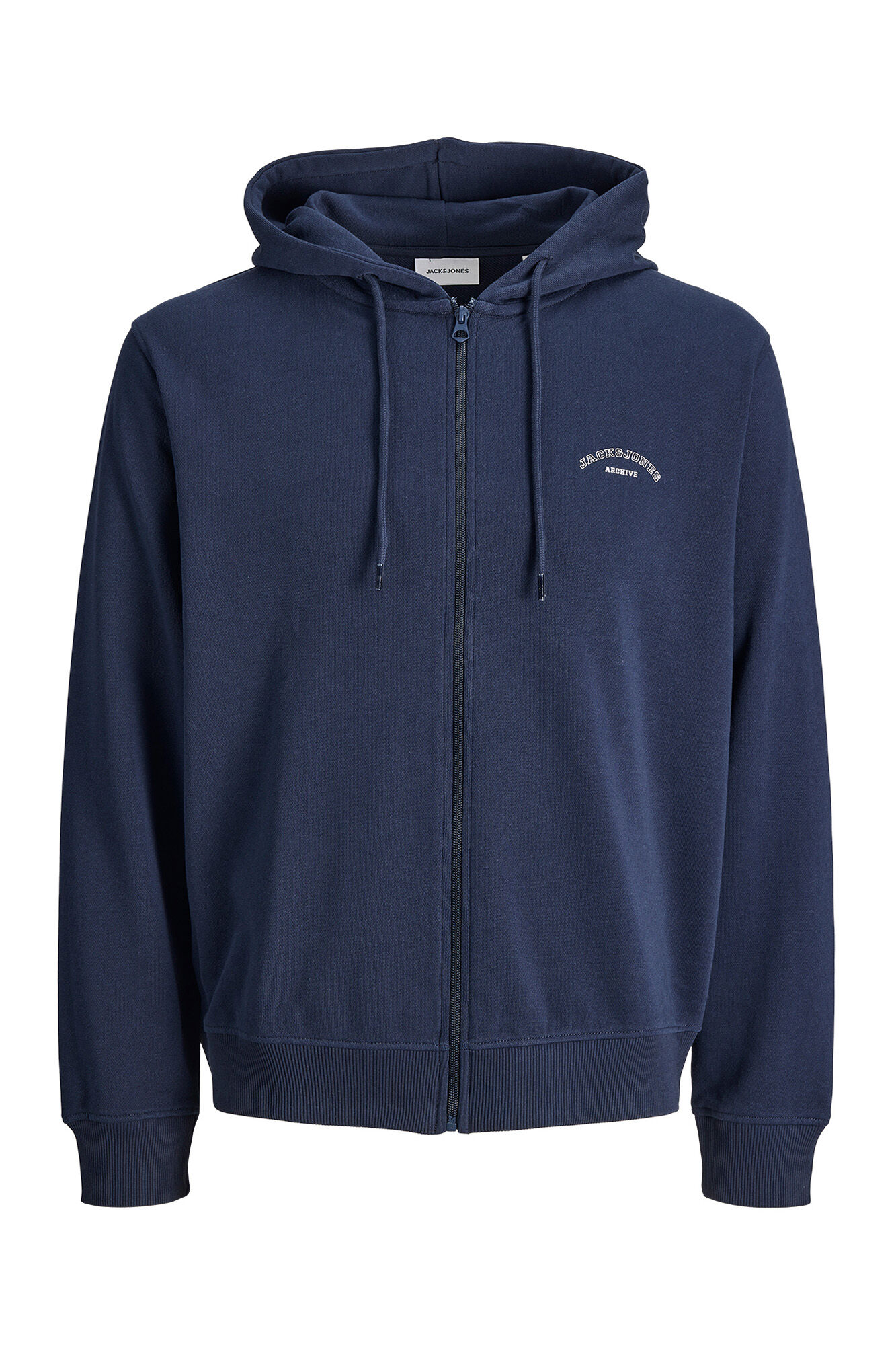 Jack & Jones Sweatshirt com fecho-&eacute;clair, estilo descontra&iacute;do
