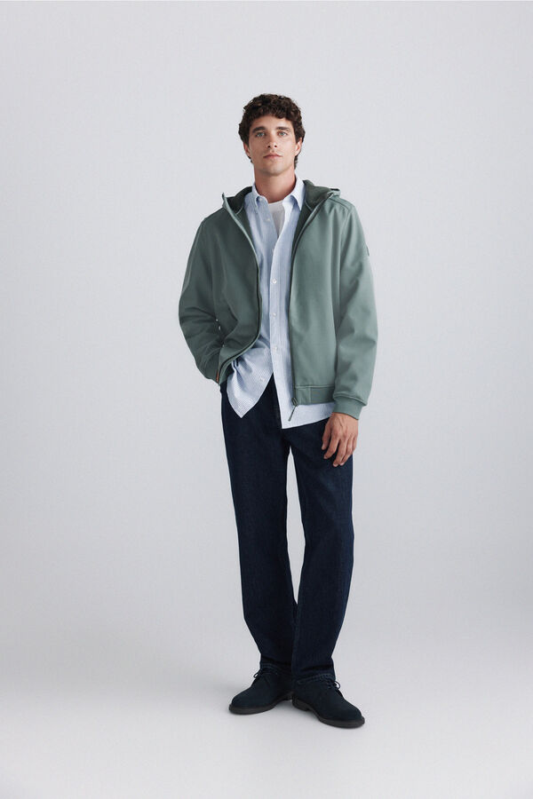 Springfield Casaco softshell com capuz verde