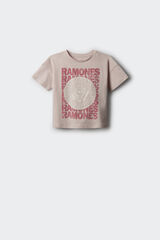 Springfield Kids Camiseta feminina dos Ramones rosa