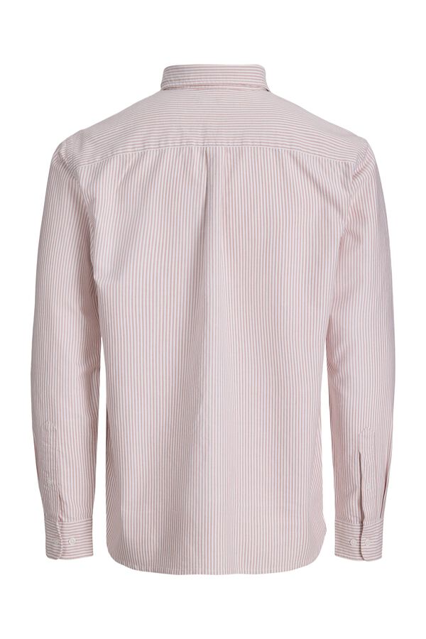 Jack & Jones Camisa Oxford 100% algod&atilde;o vermelho