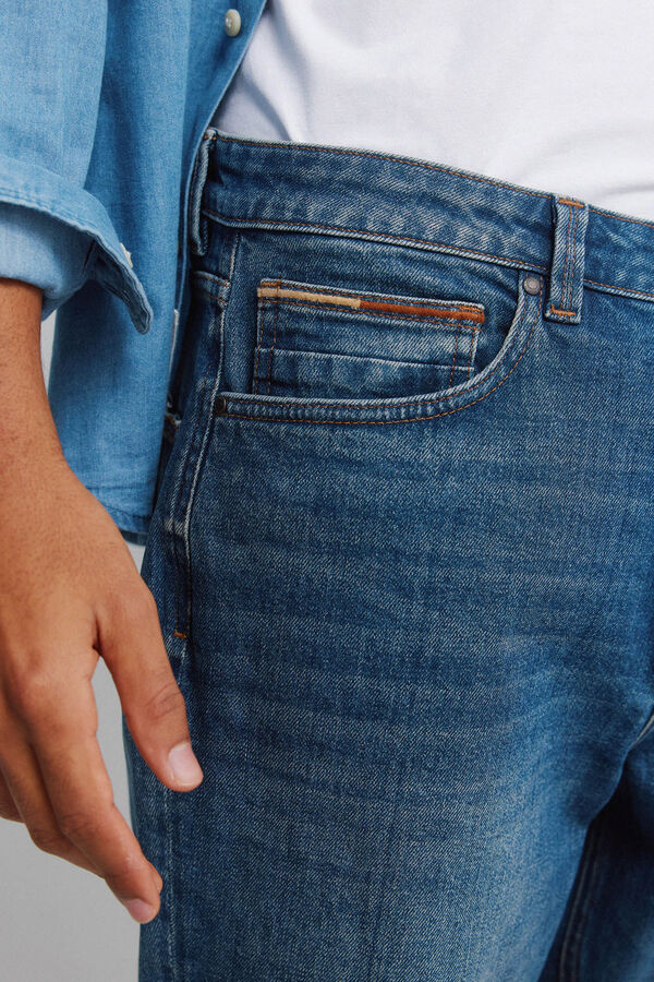 Springfield Jeans sobretingido regular fit azul