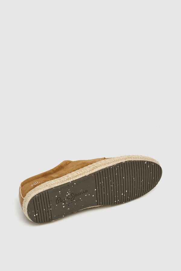 Pepe Jeans Detalhes de juta do tênis Bluchers castanho