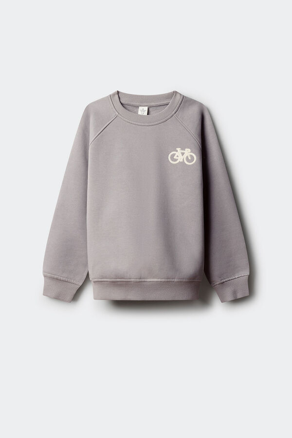 Springfield Kids Sweatshirt infantil capuz para ciclismo cinzento