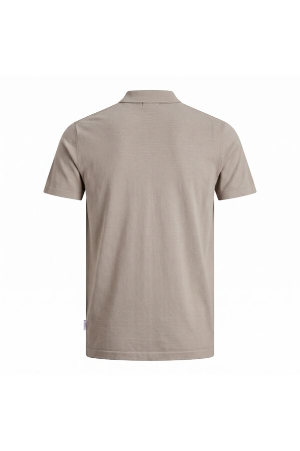 Jack & Jones Polo de malha regular fit cru