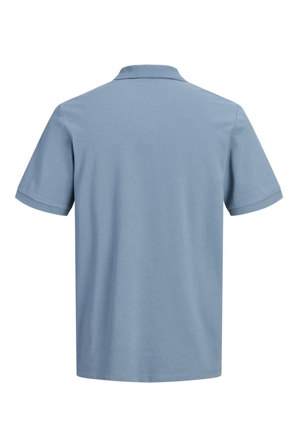 Jack & Jones Polo regular fit em malha cinzento