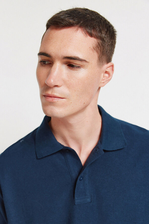 Springfield Arma&ccedil;&atilde;o Polo com formato quadrado azul