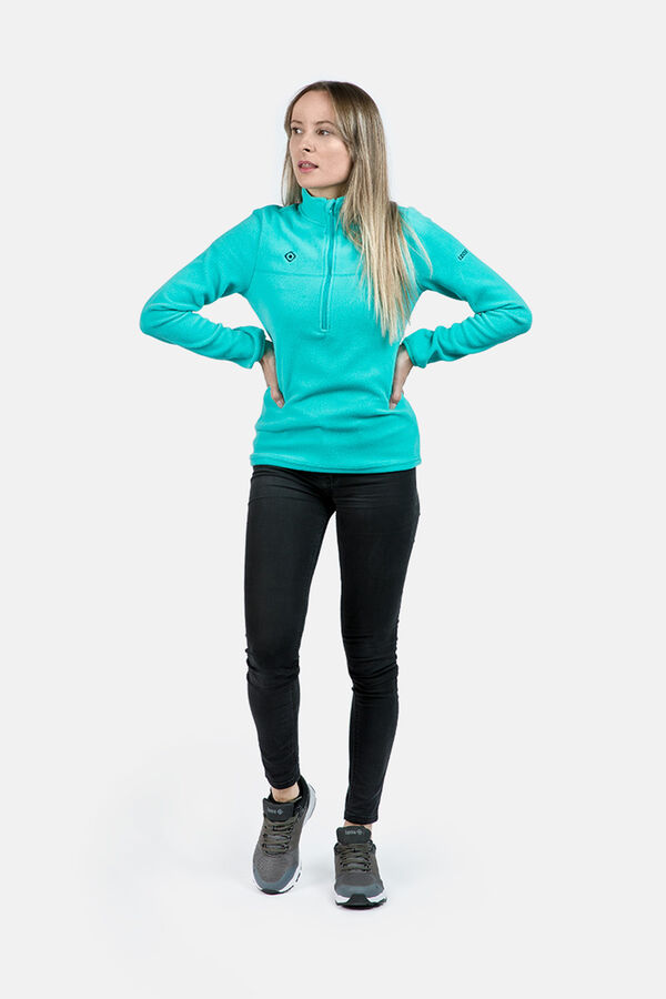 Izas Jordon fleece liner jacket with half-zip  green