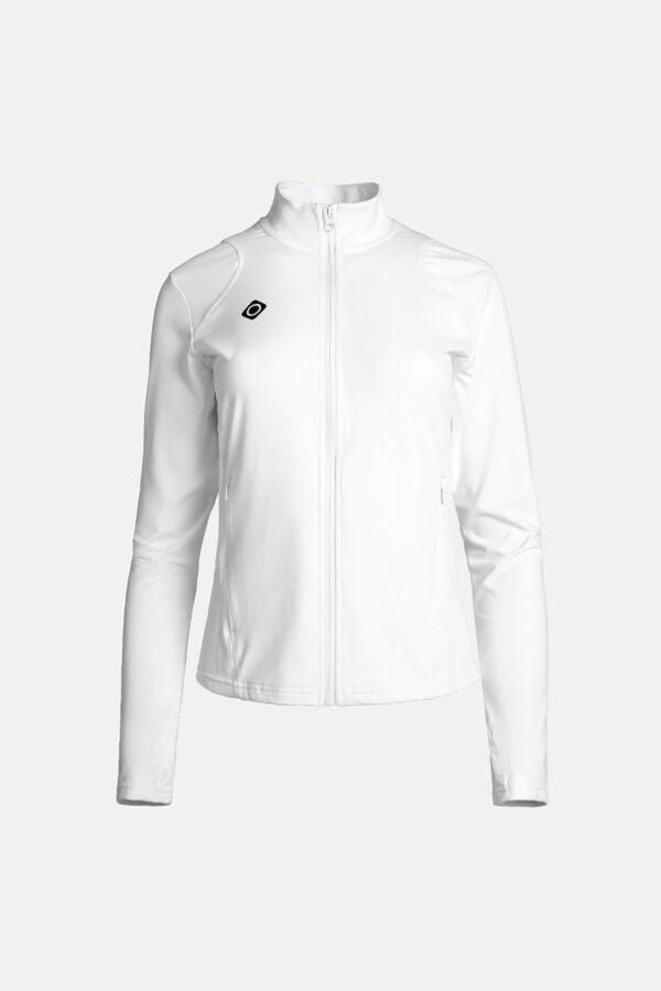 Izas Chaqueta ligera con cremallera blanco