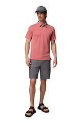 Columbia Polo manga curta vermelho