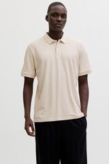 Jack & Jones Polo piqu&eacute; slim cinzento