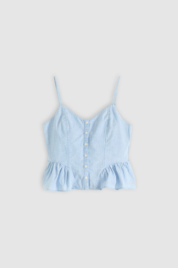 Levi's Top de al&ccedil;as azul