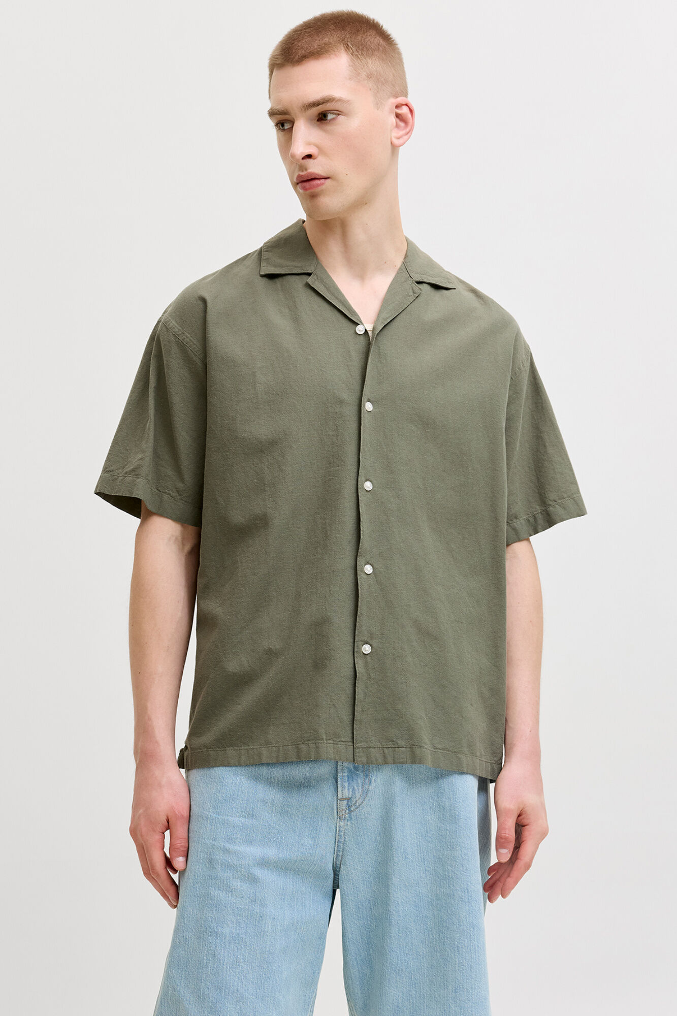 Jack & Jones Camisa resort de lino